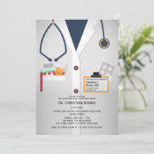 Uitnodiging tot uittreding uit het medisch persone (Staand voorkant)