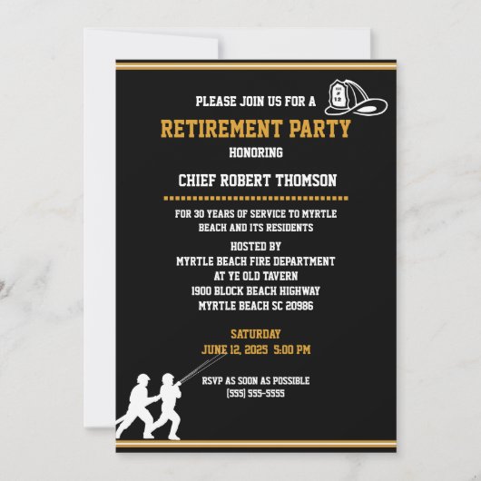 Uitnodiging tot uittreding uit vuurwerk/brandweerm (Voorkant)