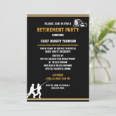 Uitnodiging tot uittreding uit vuurwerk/brandweerm (Staand voorkant)