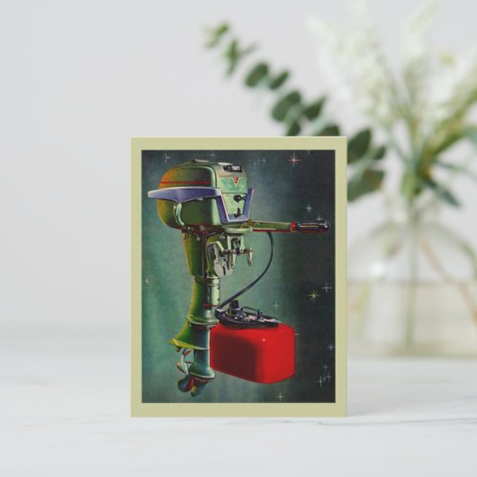 Uitnodiging tot uittreding van buitenboordmotoren  (Staand voorkant)