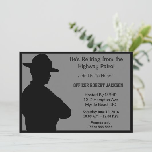 Uitnodiging tot uittreding van de troepenmacht van (Staand voorkant)