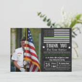 Uitnodiging tot uittreding van militair personeel (Staand voorkant)