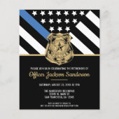 Uitnodiging tot uittreding van politie van de blau (Voorkant)