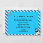 Uitnodiging tot uittreding van politieambtenaar (Achterkant)