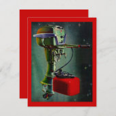 Uitnodiging tot uitvinding van de benzinemotor met (Voorkant / Achterkant)