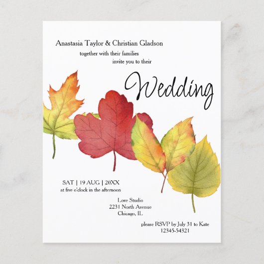 Uitnodiging tot uitwijding van het huwelijk (Voorkant)