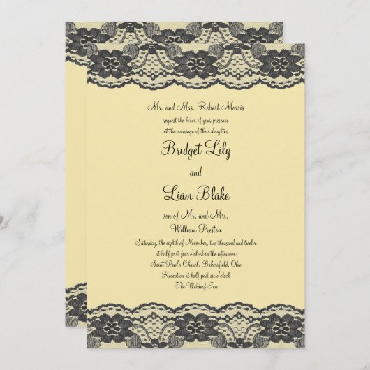 Uitnodiging tot uitwijking en uitzending van een h (Voorkant / Achterkant)