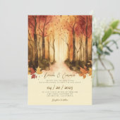 Uitnodiging tot uitwijking van de ridtische Herfst (Staand voorkant)