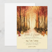 Uitnodiging tot uitwijking van de ridtische Herfst (Voorkant / Achterkant)