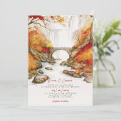 Uitnodiging tot uitwijking van de ridtische Herfst (Staand voorkant)