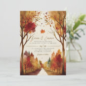 Uitnodiging tot uitwijking van de ridtische Herfst (Staand voorkant)