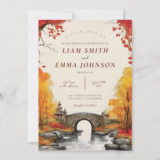 Uitnodiging tot uitwijking van de ridtische Herfst (Voorkant)