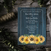 Uitnodiging tot uitwijking van de Rustic Blue Sunf