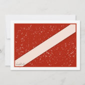 Uitnodiging tot uitwijking van de vlag van Scuba D (Achterkant)