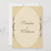 Uitnodiging tot uitwijking van elegante lederen (Achterkant)