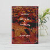 Uitnodiging tot uitwijking van het huwelijk in Rus (Staand voorkant)