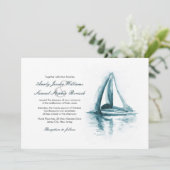 Uitnodiging tot uitwijking van het huwelijk tussen (Staand voorkant)