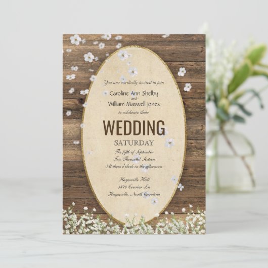 Uitnodiging tot uitwijking van het Rustische  Bloe (Staand voorkant)