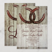 Uitnodiging tot uitwijking van huwelijk tussen rij (Voorkant / Achterkant)