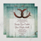 Uitnodiging tot uitwijking van huwelijk tussen rij (Voorkant / Achterkant)