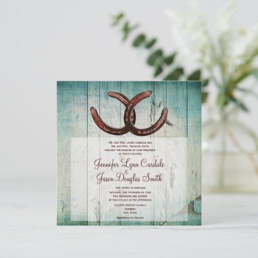 Uitnodiging tot uitwijking van huwelijk tussen rij (Staand voorkant)