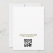 Uitnodiging tot uitwijking van Timless Flower Wedd (Achterkant)