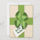 Uitnodiging tot uitwisseling van cadeaus (Achterkant)