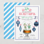 uitnodiging tot uitwisseling van geschenk voor ker (Voorkant / Achterkant)