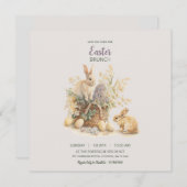 Uitnodiging tot uitzenden van Pasen (Voorkant / Achterkant)