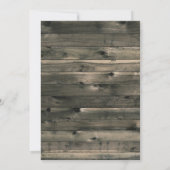 Uitnodiging tot uitzending van buck en Doe van het (Achterkant)