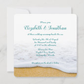 Uitnodiging tot uitzending van Casual bruiloft voo (Voorkant)