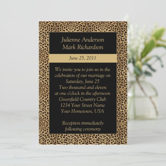 Uitnodiging tot uitzending van de ridder (Staand voorkant)