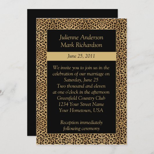 Uitnodiging tot uitzending van de ridder (Voorkant / Achterkant)