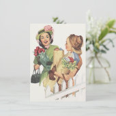 Uitnodiging tot uitzending van de sociale vergader (Staand voorkant)