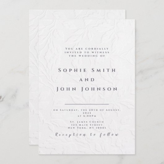 Uitnodiging tot uitzending van eBay Chic en Modern (Voorkant / Achterkant)