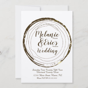 Uitnodiging tot uitzending van eBay Rustic Wedding