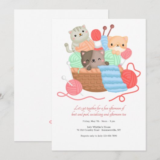 Uitnodiging tot uitzending van een cirkel (Voorkant / Achterkant)