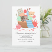 Uitnodiging tot uitzending van een cirkel (Staand voorkant)