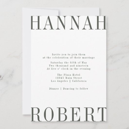 Uitnodiging tot uitzending van een EVENEMENT (Voorkant)