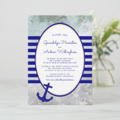 Uitnodiging tot uitzending van een Nautical Cruise (Staand voorkant)