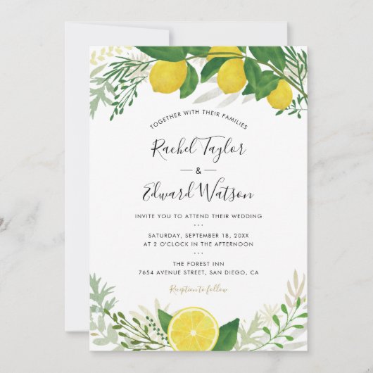 Uitnodiging tot uitzending van een nieuw en bijten (Voorkant)