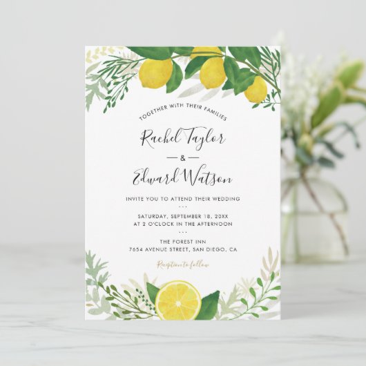 Uitnodiging tot uitzending van een nieuw en bijten (Staand voorkant)