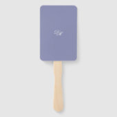 Uitnodiging tot uitzending van een Perzisch Violet Handwaaier (Achterkant)