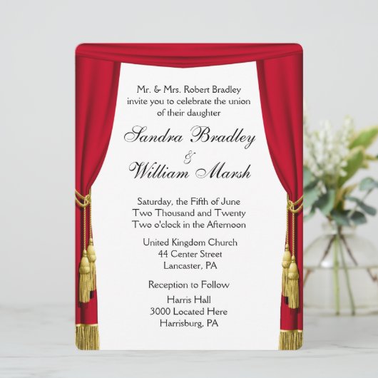 Uitnodiging tot uitzending van een wedstrijd over  (Staand voorkant)