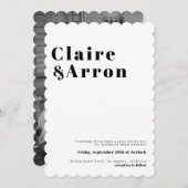 Uitnodiging tot uitzending van Elegant en Trendy W (Voorkant / Achterkant)