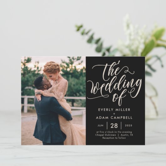 Uitnodiging tot uitzending van etherische boodscha (Staand voorkant)