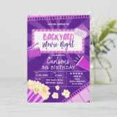 Uitnodiging tot uitzending van filmnacht (Staand voorkant)