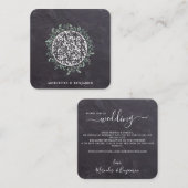 Uitnodiging tot uitzending van gebottende botanisc (Voorkant / Achterkant)