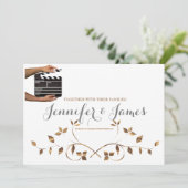 Uitnodiging tot uitzending van gepersonaliseerd Ho (Staand voorkant)