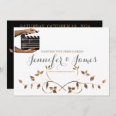 Uitnodiging tot uitzending van gepersonaliseerd Ho (Voorkant / Achterkant)